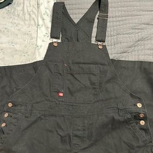 Women’s Black Dickies Bib Overalls